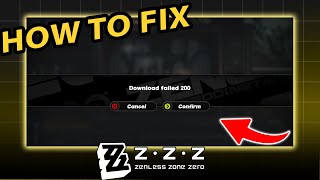 How To Fix Download Failed 200 Zenless Zone Zero  ZZZ Mobile [upl. by Omarr773]