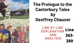 The Prologue to the Canterbury Tales by Geoffrey Chaucer  Guildsmen  Line 363 to 380  UrduHindi [upl. by Anallese800]