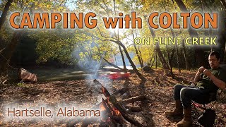 Canoe Camping on Flint Creek with Colton [upl. by Melamie]