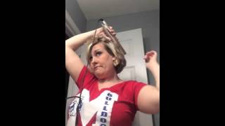 Using the Tyme Iron on Short Hair [upl. by Rothenberg]