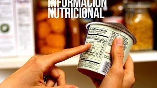 Cómo leer las etiquetas de información nutricional [upl. by Aicelaf]