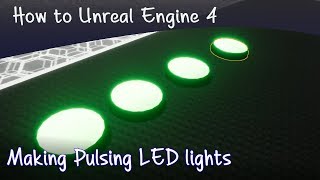 Pulsing LED Light 3DS Max amp Ue4 tutorial [upl. by Rebmeced]