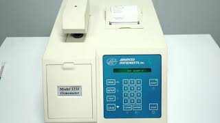 Advanced Instruments 3250 Osmometer BOSTONIND  26412 [upl. by Bussy]