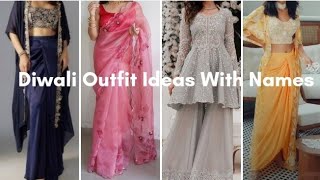 💯Only video you need to watch for Latest Diwali Outfit Ideas With Names diwalioutfitideas [upl. by Sukhum]