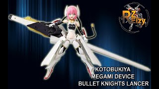 KOTOBUKIYA MEGAMI DEVICE BULLET KNIGHTS LANCER REVIEW [upl. by Panter475]