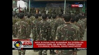 Mga sundalong sumabak sa giyera sa Marawi para sa special operations courses pormal nang nagtapos [upl. by Oliviero]