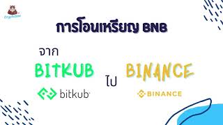 7 การโอนเหรียญ BNB จาก Bitkub ไป Binance [upl. by Ahsikahs512]