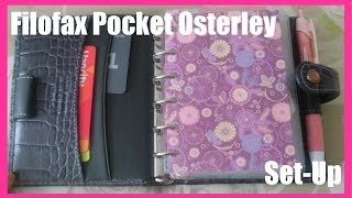 Filofax Pocket Osterley SetUp As A Wallet [upl. by Eggett]