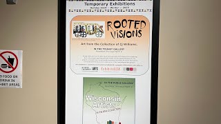 Kenosha’s Rooted Visions and Wisconsin Arts temporarily exhibits [upl. by Pelagias]