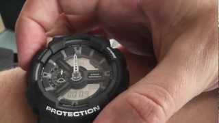 Casio Mens Gshock GA110C1AER unboxing [upl. by Yonit]