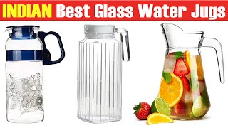 Top 10 Best Glass Water Jugs in India With Price [upl. by Eedya]