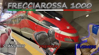 Trenitalia Frecciarossa 1000 in Standard  Premium  Business  The best train in Italy [upl. by Arreic]