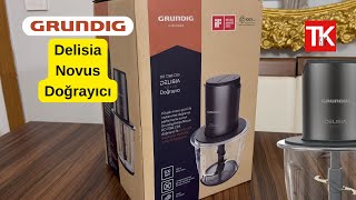 GÜÇLÜ VE PRATİK Grundig Delisia Novus DO 7266 CDX Doğrayıcı İncelemesi [upl. by Nofets]