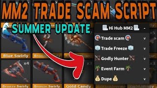 UPDATEMURDER MYSTERY VIP TRADESCAM SCRIPT🤯🤯 [upl. by Rodolfo]