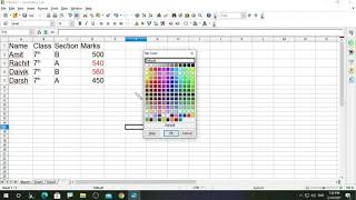 How to change the colour of tabs in Open Office CalcHow to change the colour of sheet tabs in Excel [upl. by Edbert]