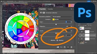 ENFIN comprendre les options Absolue et Relative de loutil Correction Sélective PHOTOSHOP [upl. by Aima731]