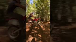 New jumps on the MX track🔥crf150r dirtbike motocrossaction motocross dirtbikejump [upl. by Jacobina]