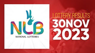 NLB Live Lottery Draw 20231130  0930 PM [upl. by Ethbin]