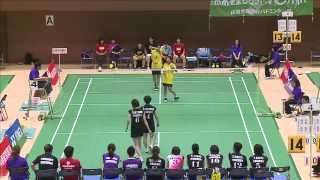 山田川田 vs 福万末綱 全日本実業団2015 準決勝 [upl. by Marlie748]