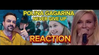 POLINA GAGARINA Полина Гагарина  Не сдавайся никогда OST Хоккейные папы REACTION [upl. by Gilbart754]