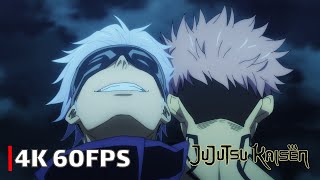 Gojo vs Sukuna  Full Fight  Jujutsu Kaisen Season 1 Episode 2  4K 60FPS  Eng Sub [upl. by Uah512]