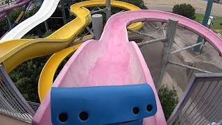 Head Down Water Slide at Splashtown San Antonio [upl. by Enilrac]