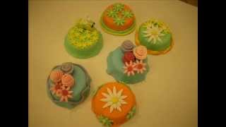 Mini Fondant cakes [upl. by Esta]