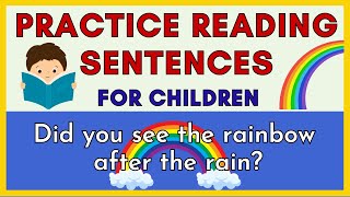 PRACTICE READING SENTENCES  S3  Reading at Home  Reading amp Vocabulary Skills [upl. by Saticilef]