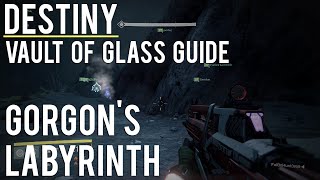 Destiny Vault of Glass Guide  Gorgons Labyrinth Maze Guide [upl. by Aiotal64]