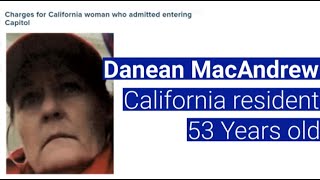 US Capitol Arrests Danean MacAndrew [upl. by Carothers]