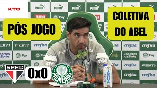 COLETIVA DO ABEL E PÓS JOGO  SÃO PAULO 0 X 0 PALMEIRAS [upl. by Atinra14]