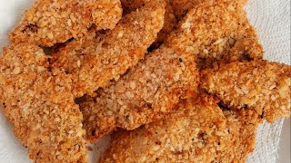 Panko Crusted Crispy Oven Baked Chicken Tenders [upl. by Aiela]