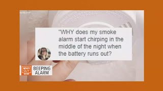 Why does your smoke alarm beep in the middle of the night  Why Guy [upl. by Nylknarf]