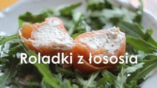 Roladki z łososia z serkiem mascarpone [upl. by Desdamonna]