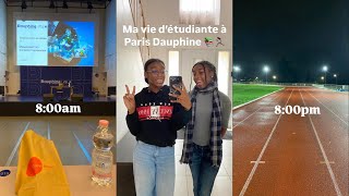 uni vlog  paris dauphine 📚  révisions amp athlétisme 🏃🏾‍♀️ [upl. by Alliscirp]