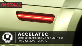 20052009 Mustang Install  ACCELATEC Rear LED Side Marker Lights [upl. by Gerdeen965]