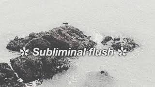 ❦ Subliminal Flush  Removing any subliminal negative affirmations amp blockages ❦ [upl. by Alyak]