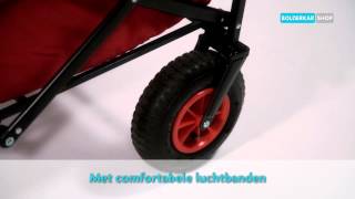 opvouwbare bolderkar bolderwagen mac sports [upl. by Odnalro]