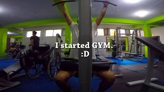 Disabled guy  GYM workout  Inspiring Rajesh  Vlog 12 [upl. by Enajiram]