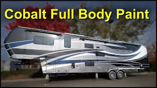 2022 Montana 3761FL 1200i Super Solar  Cobalt Full Body Paint Fifth Wheel Tour [upl. by Atnoed430]