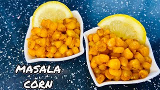 Masala Corn  Spicy Masala Sweet Corn Recipe [upl. by Aiciram]