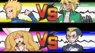 Pokemon Caitlin amp Volkner VS Darach amp Palmer [upl. by Kareem895]