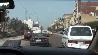 Driving Cairo القاهرة to Alexandria الإسكندرية  Egypt مصر [upl. by Anoiuq839]