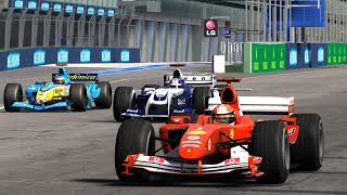 F1 2004 Championship  Assetto Corsa  Ronda 1  Australia  Links [upl. by Grimbly880]