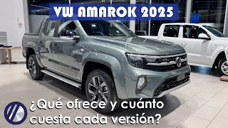 Volkswagen Amarok 2025  Precio equipamiento y motor de cada versión  GAMA COMPLETA [upl. by Tlevesoor168]