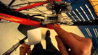 How to Build a Bike  Part 11 of 12 Hydraulic Brake Adjustment [upl. by Suoicserp857]