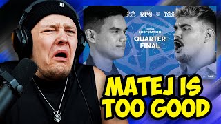 CHEZAME Reacts  Josh O 🇺🇸 vs Matej 🇦🇹  GBB 2023 WORLD LEAGUE  BOSS LOOPSTATION CHAMPIONSHIP [upl. by Dorian]