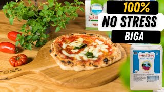 100 Biga quotno stressquot Pizzateig Rezept [upl. by Enrichetta]