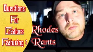 Star Wars  Questions For Creators Featuring  Rhodes Rants On Star Wars [upl. by Sollars]