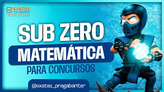 SUB ZERO MATEMÁTICA PARA CONCURSOS [upl. by Euginom]